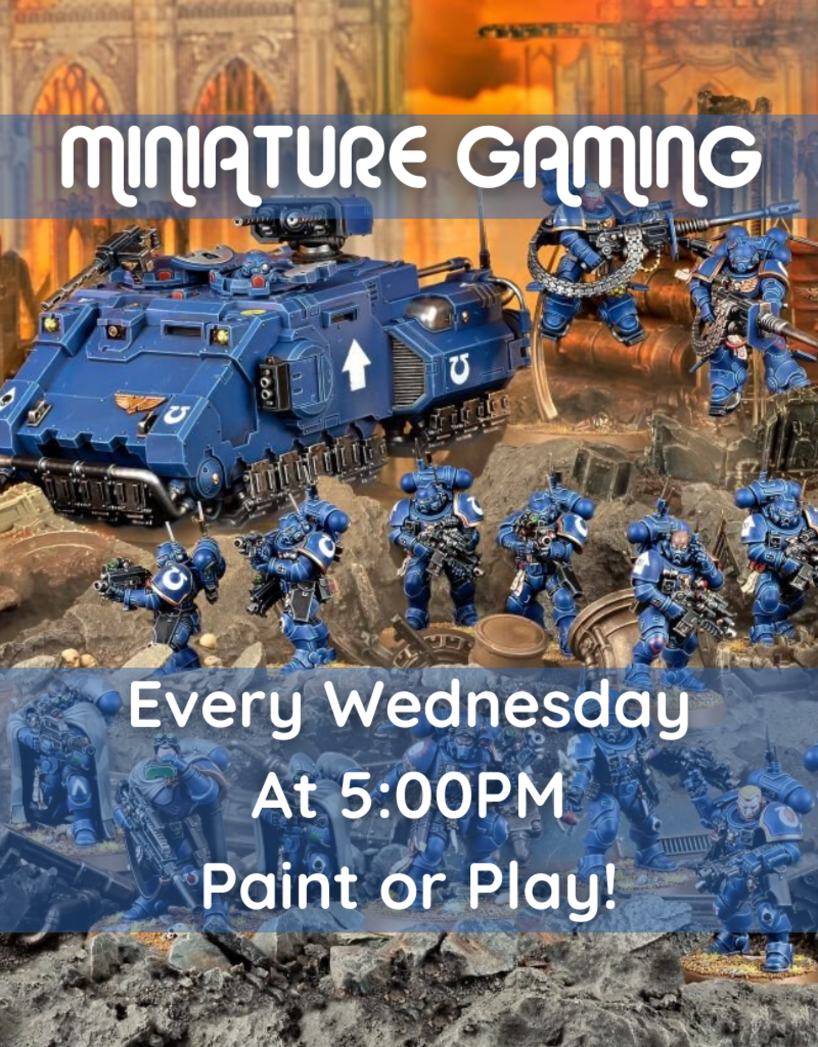 Wednesday - Miniature Gaming