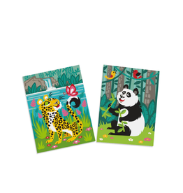 Winnie's Picks Paint by Numbers for Kids: Panda & Leopard - 9.5x7