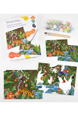 Winnie's Picks Paint by Numbers for Kids: Jungle - 9.5x7