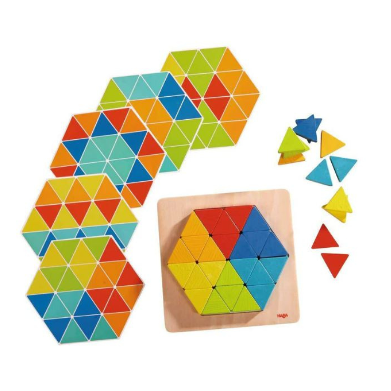 Magical Pyramids Wooden Arranging Game Family Fun Hobbies