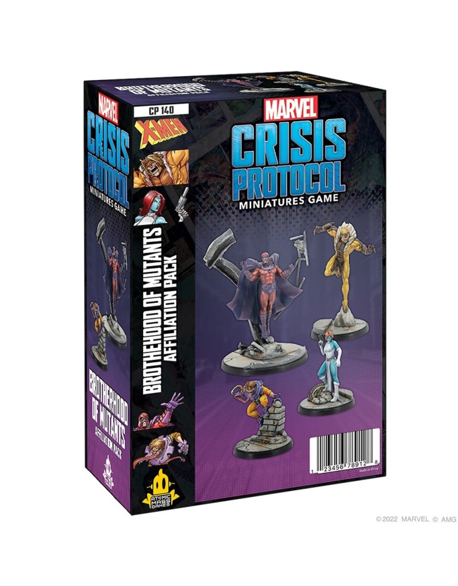 Atomic Mass Games Marvel Crisis Protocol: Affiliation Pack - Brotherhood of Mutants