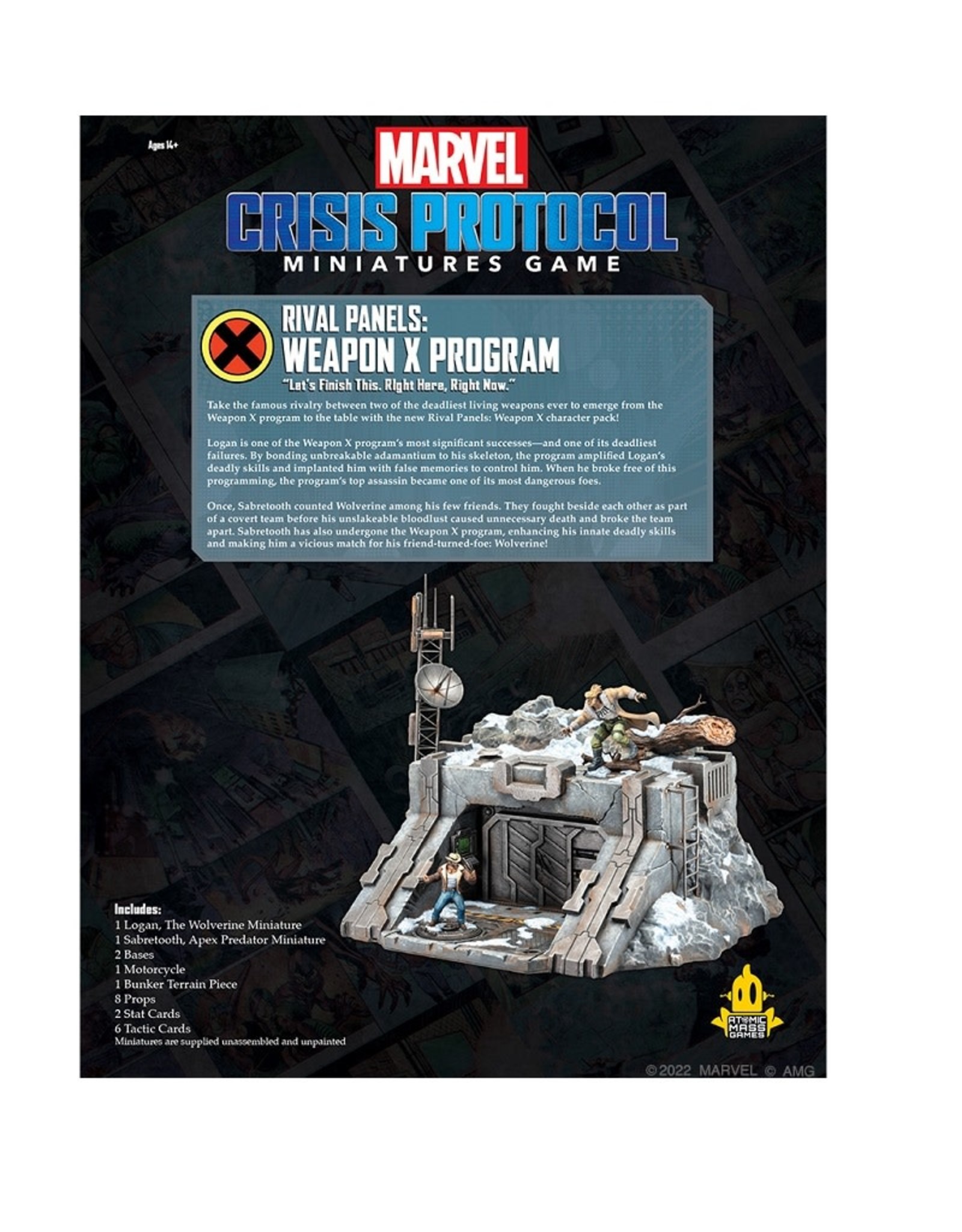 Atomic Mass Games Marvel Crisis Protocol: Rival Panels - Weapon-X Program