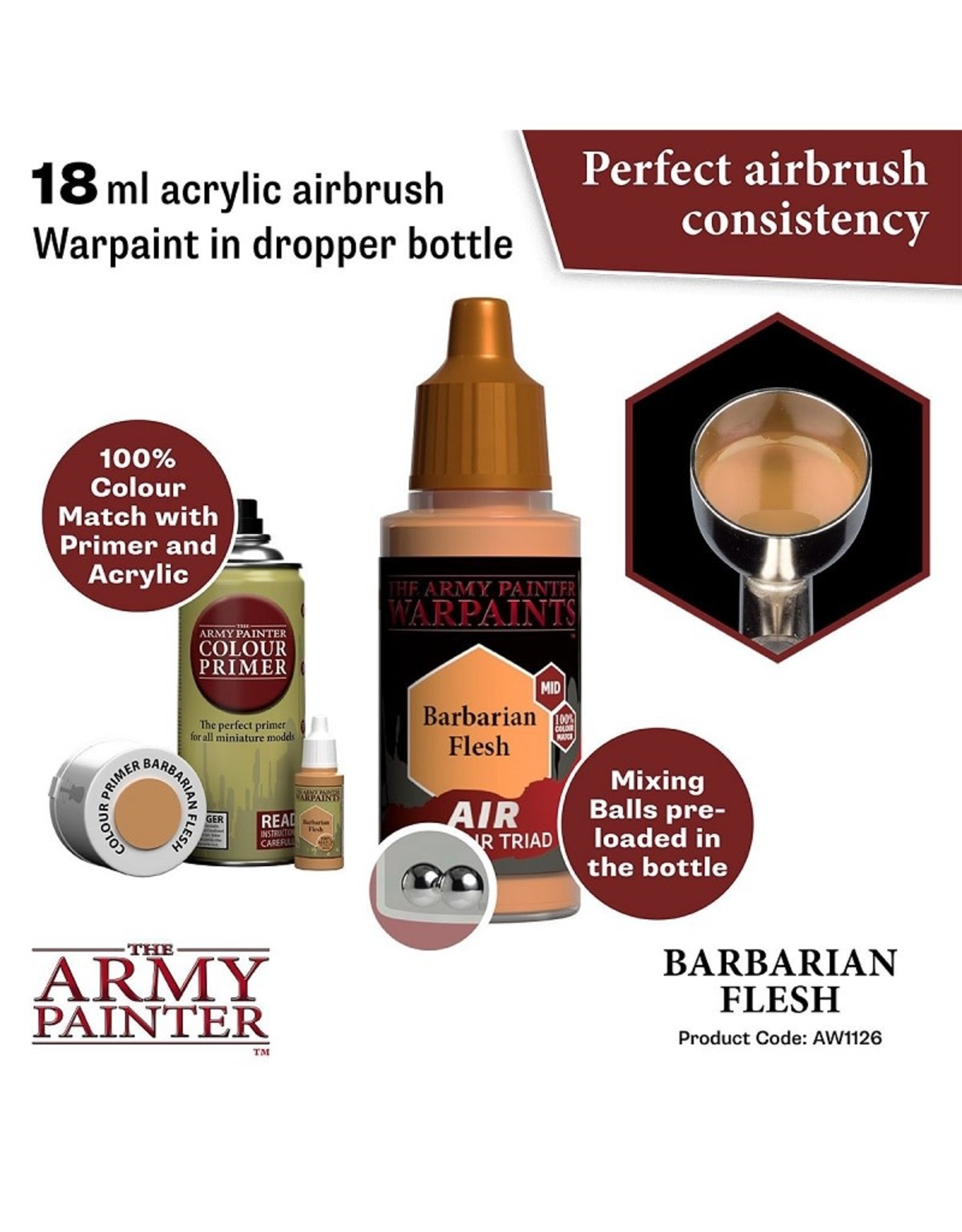 The Army Painter Warpaint Air: Barbarian Flesh (18ml)