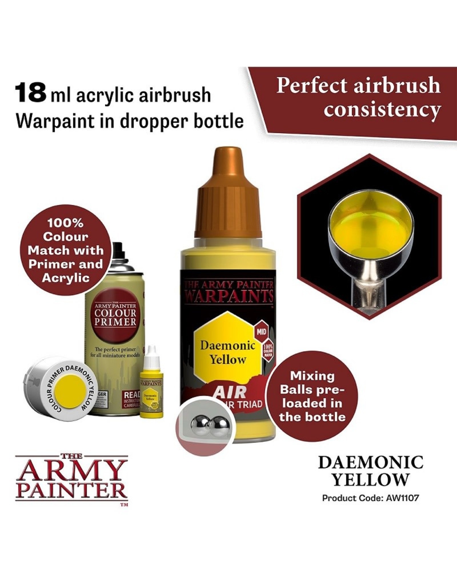 The Army Painter Warpaint Air: Daemonic Yellow (18ml)