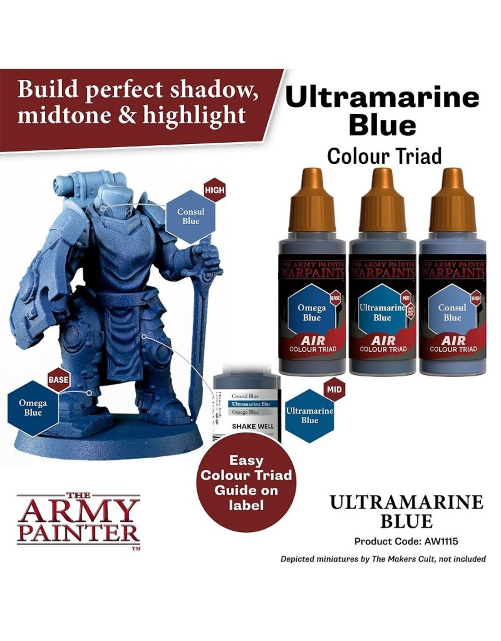 The Army Painter Warpaint Air: Ultramarine Blue (18ml)