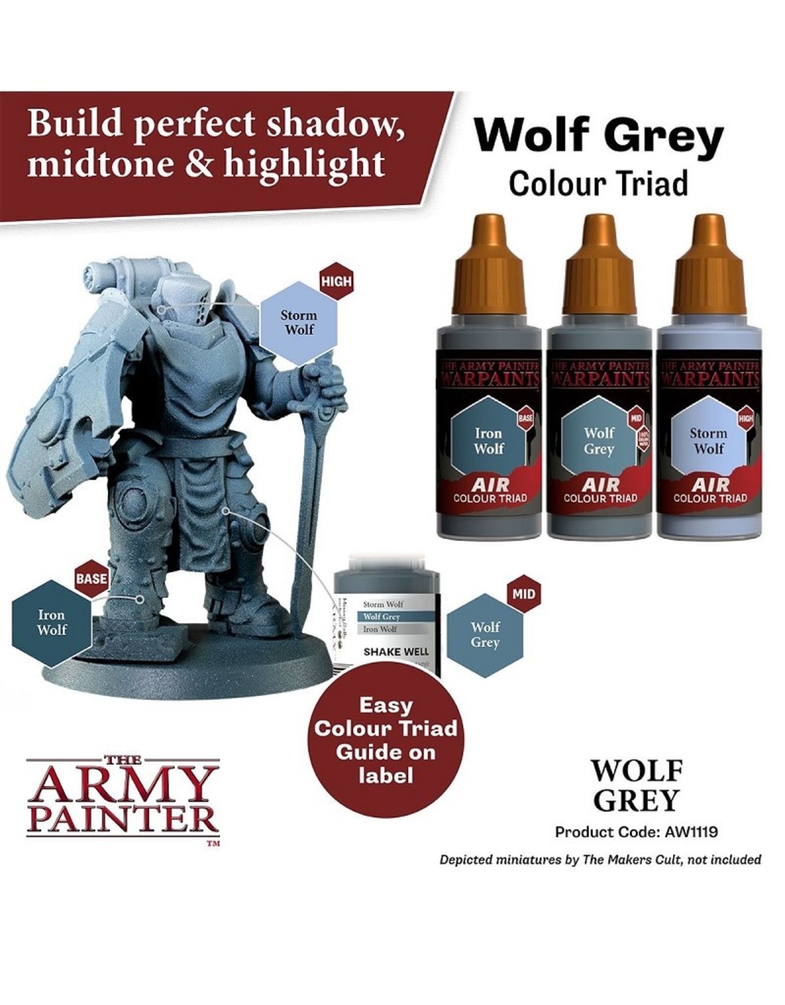 The Army Painter Warpaint Air: Wolf Grey (18ml)