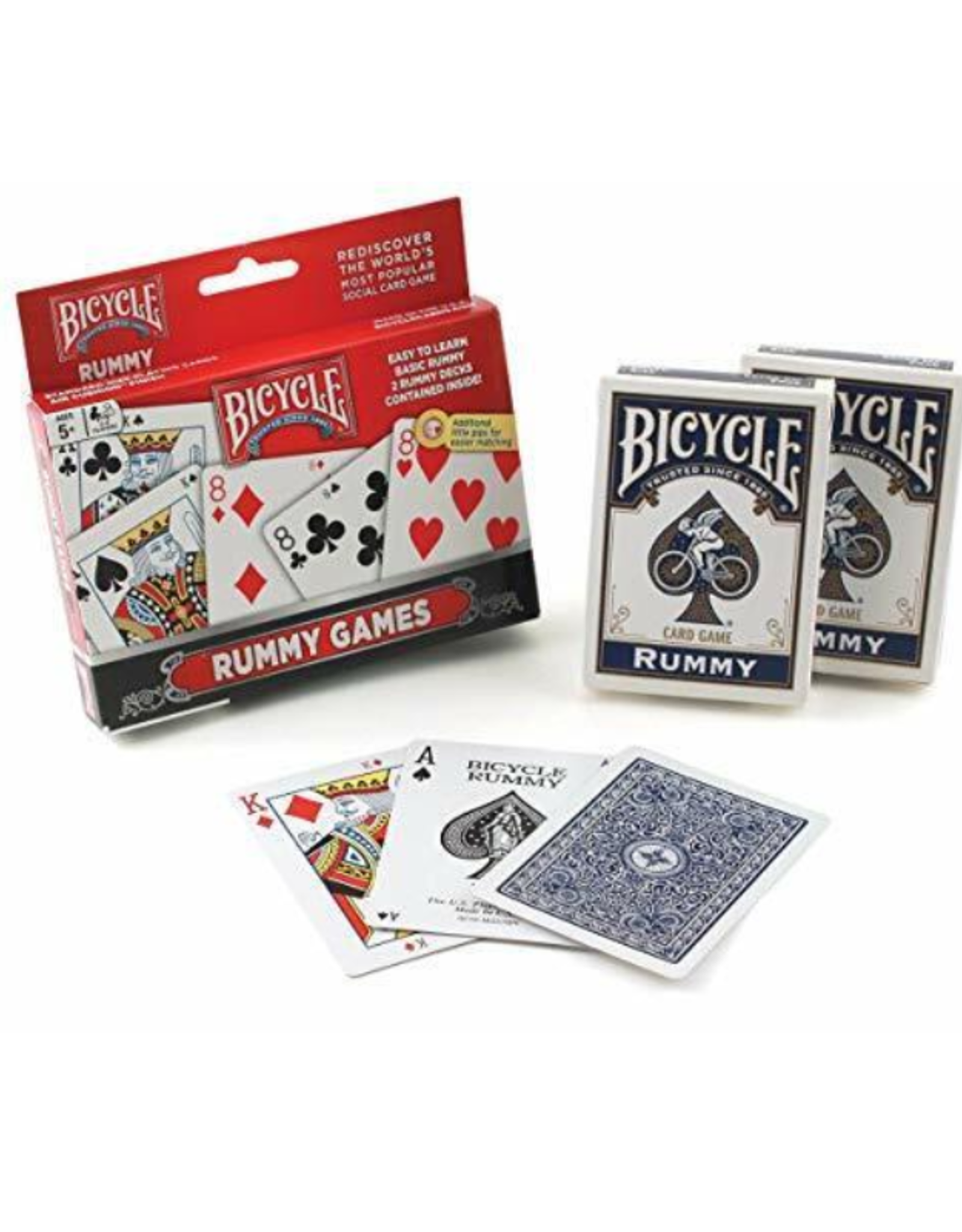 Bicycle Bicycle Playing Cards: Rummy Set