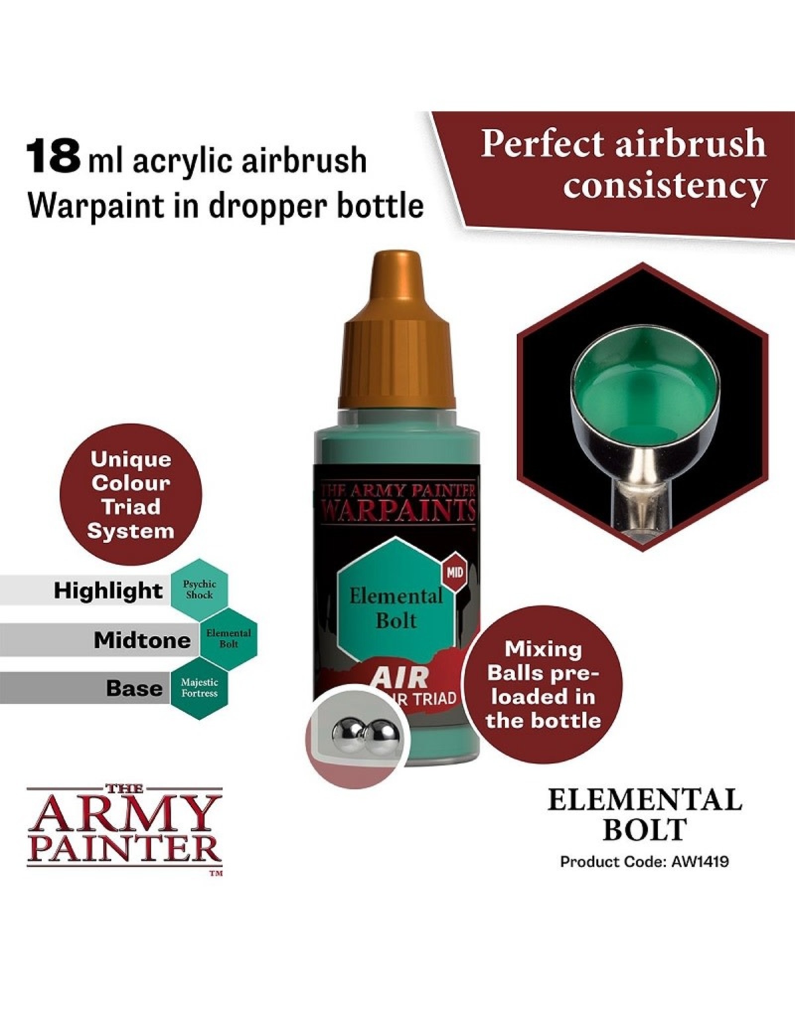 The Army Painter Warpaint Air: Elemental Bolt (18ml)