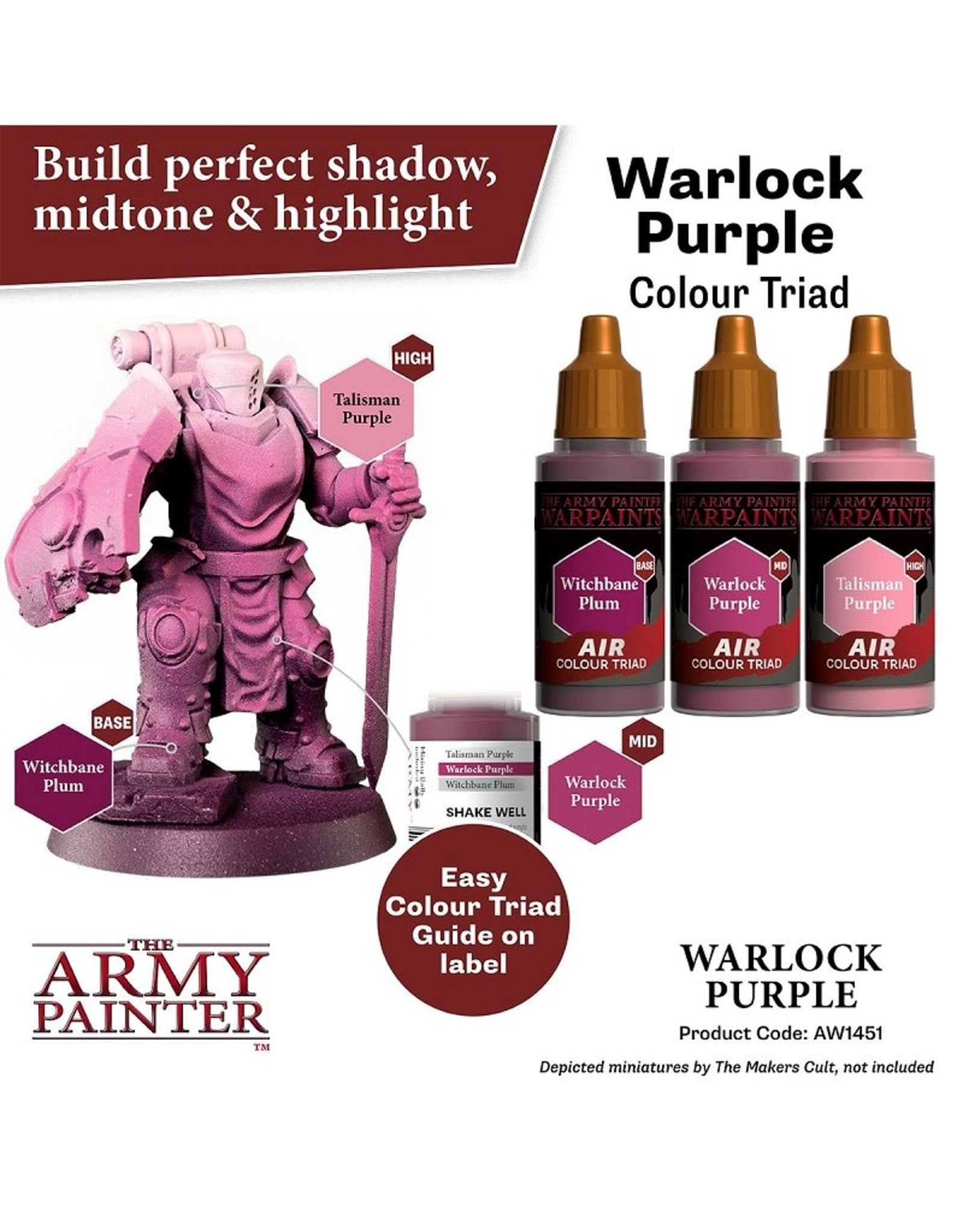 The Army Painter Warpaint Air: Warlock Purple (18ml)