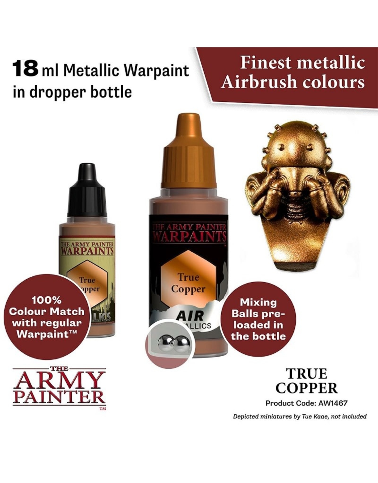 The Army Painter Warpaint Air: Metallics - True Copper (18ml)