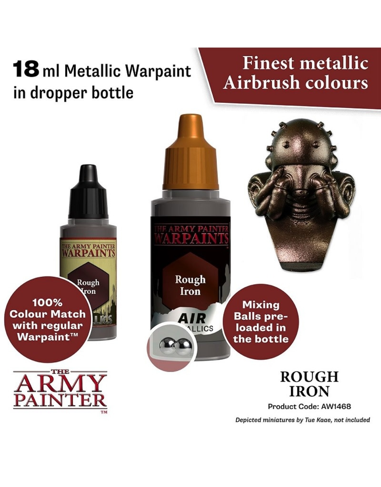 The Army Painter Warpaint Air: Metallics - Rough Iron (18ml)