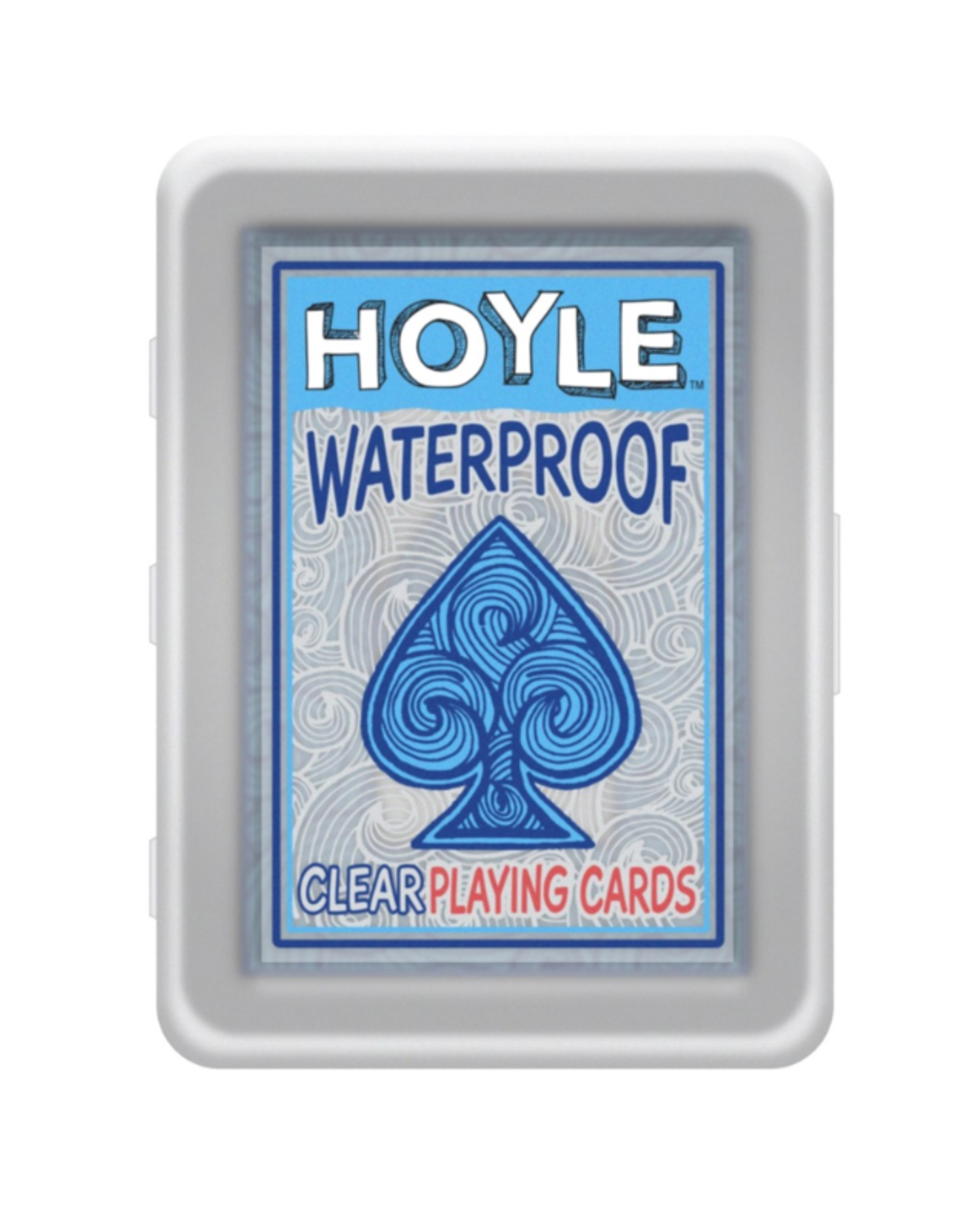 Hoyle Waterproof Playing Card Games Set - Clear