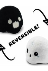 TeeTurtle Reversible Ghost Mini Plush: Black/White