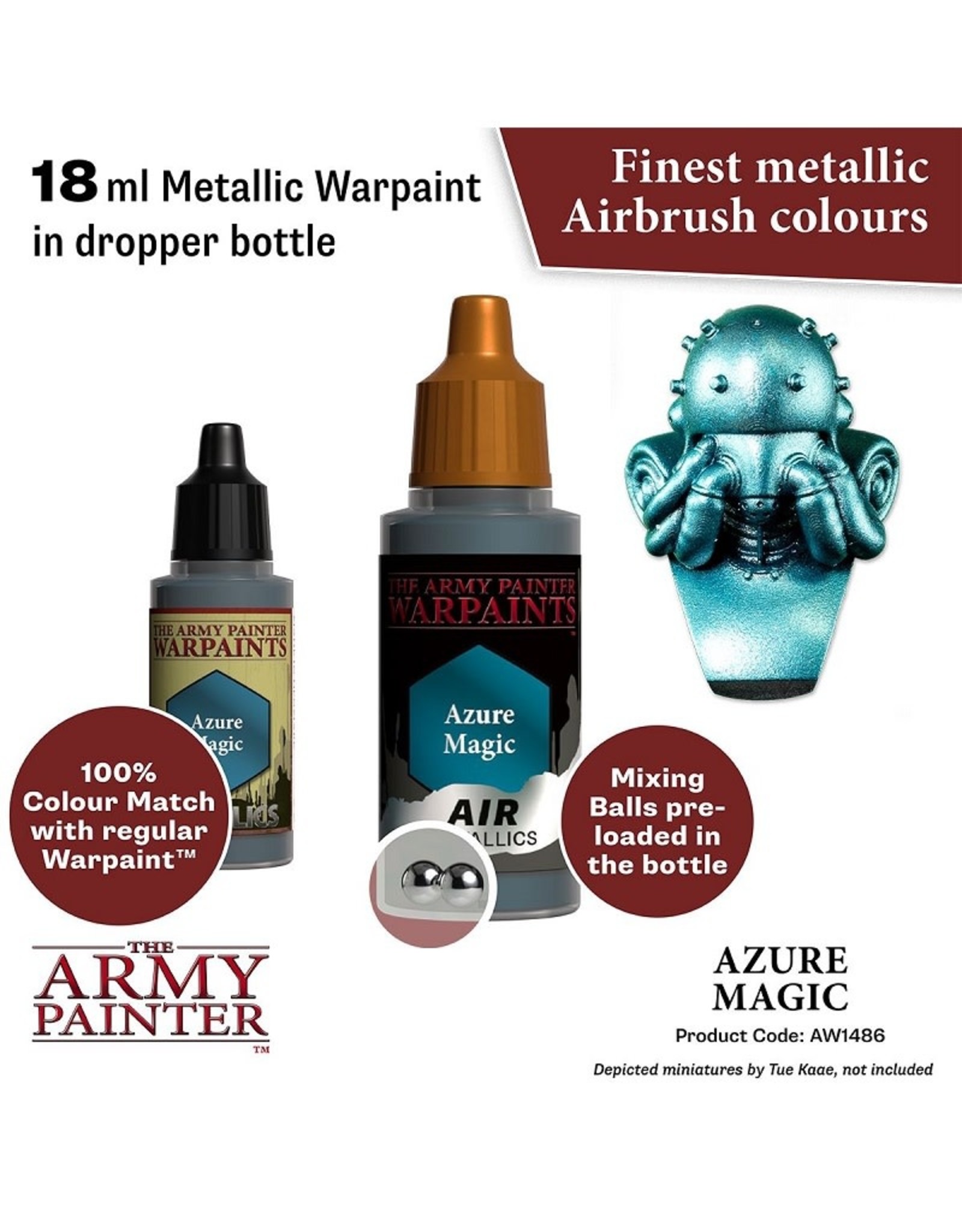 The Army Painter Warpaint Air: Metallics - Azure Magic (18ml)