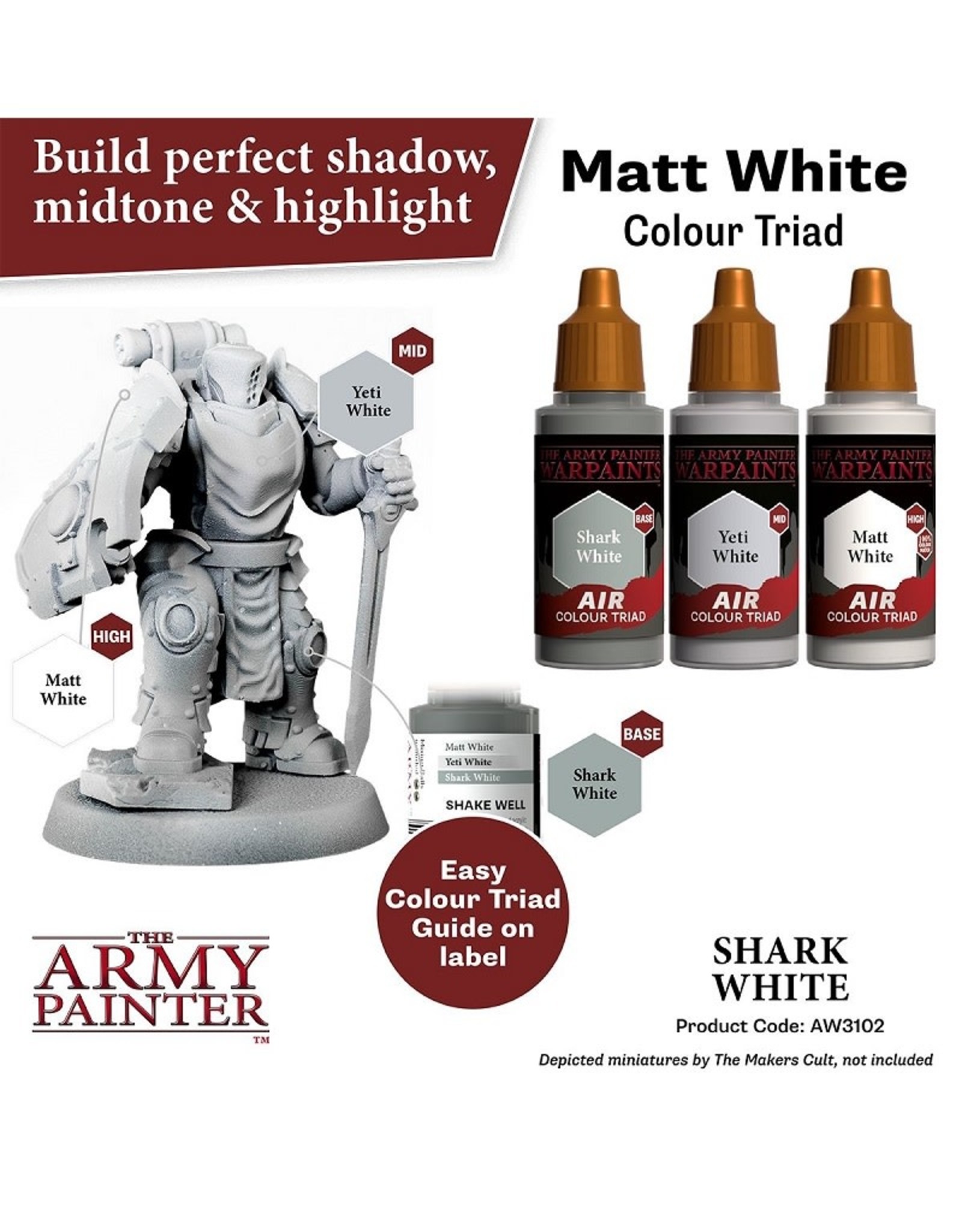 The Army Painter Warpaint Air: Shark White (18ml)