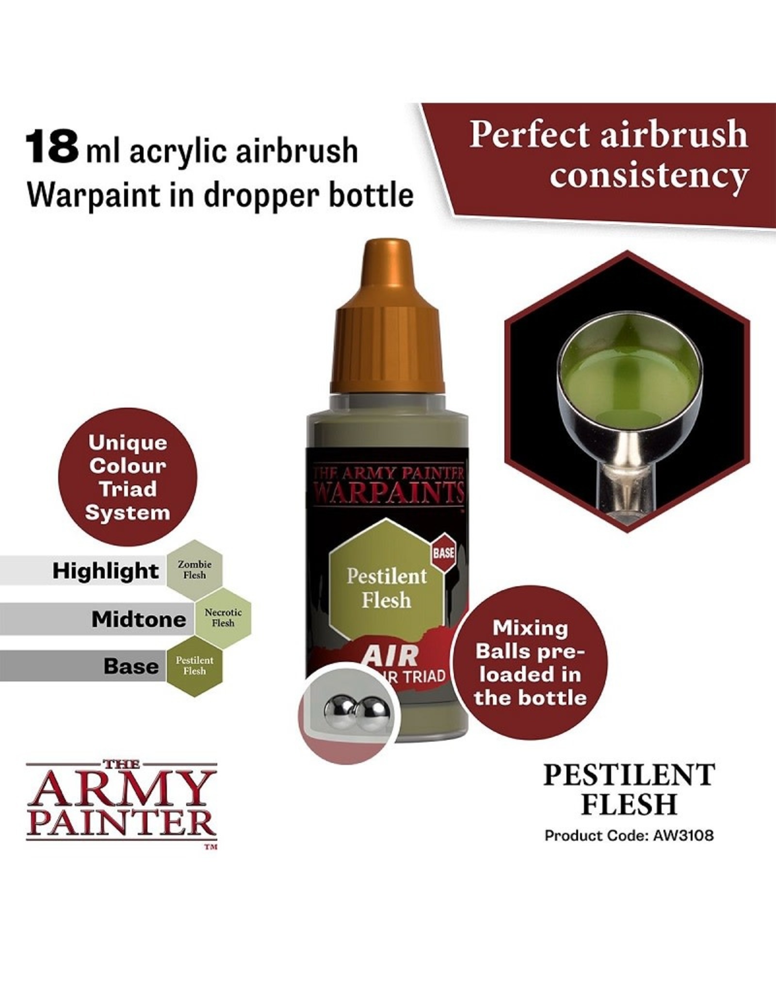 The Army Painter Warpaint Air: Pestilent Flesh (18ml)
