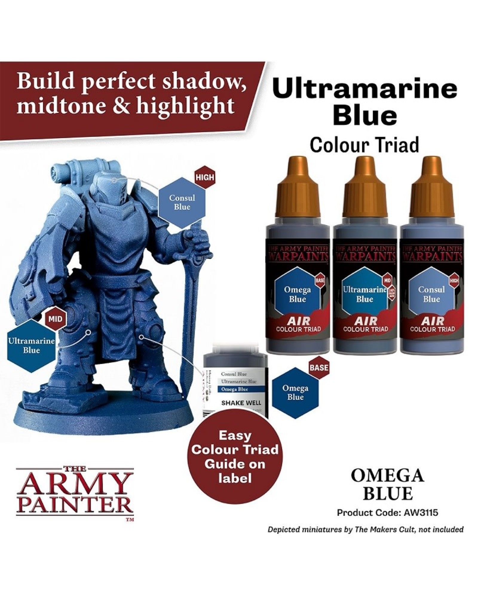 The Army Painter Warpaint Air: Omega Blue (18ml)