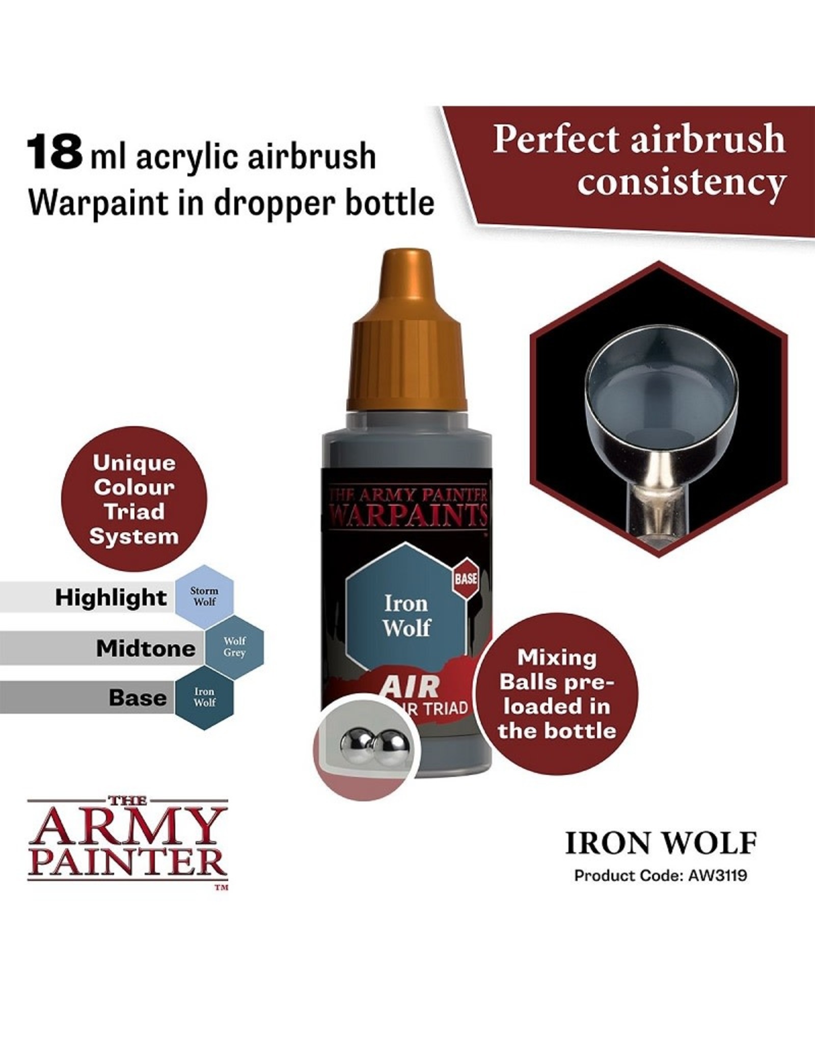 The Army Painter Warpaint Air: Iron Wolf (18ml)