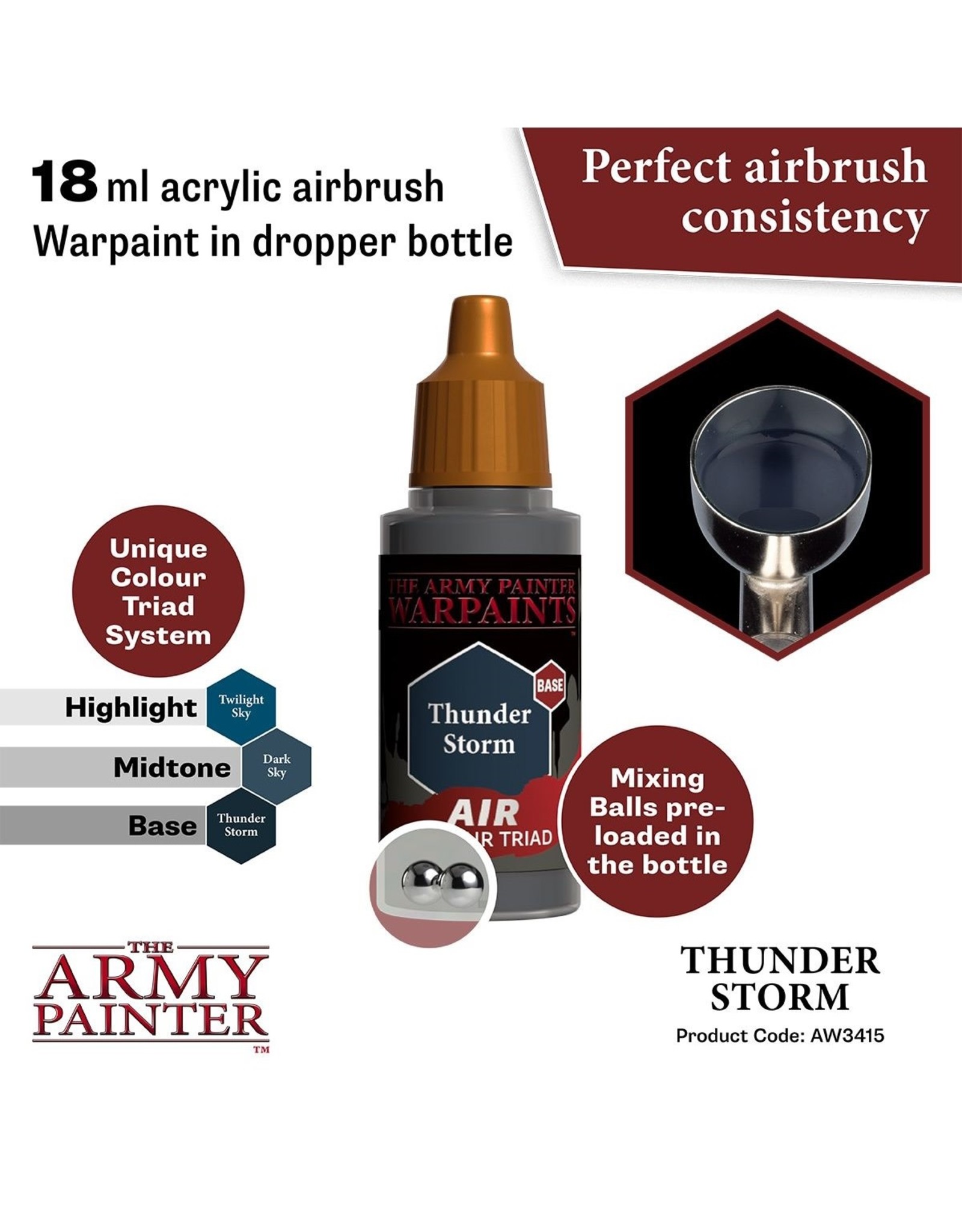 The Army Painter Warpaint Air: Thunder Storm (18ml)