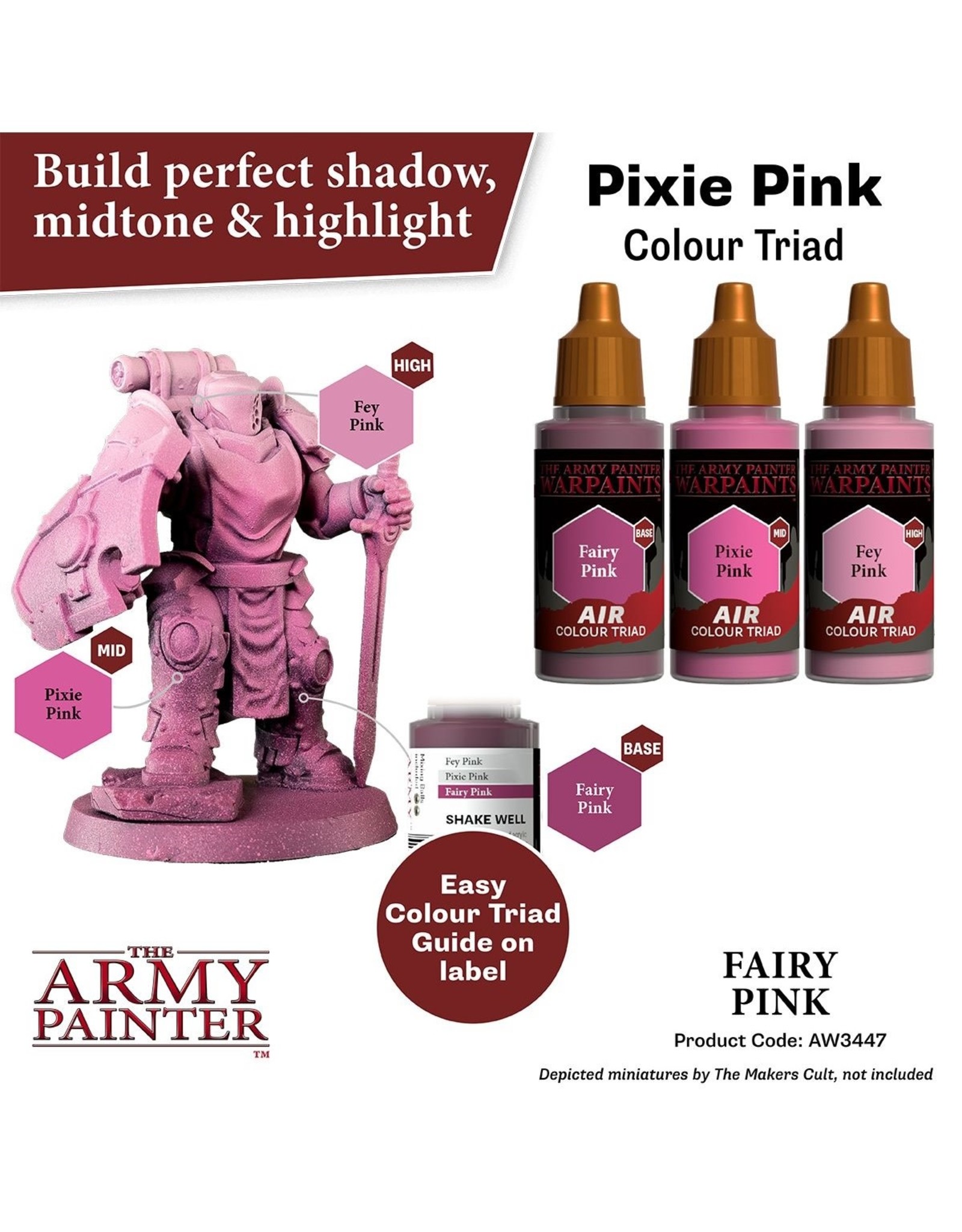 The Army Painter Warpaint Air: Fairy Pink (18ml)