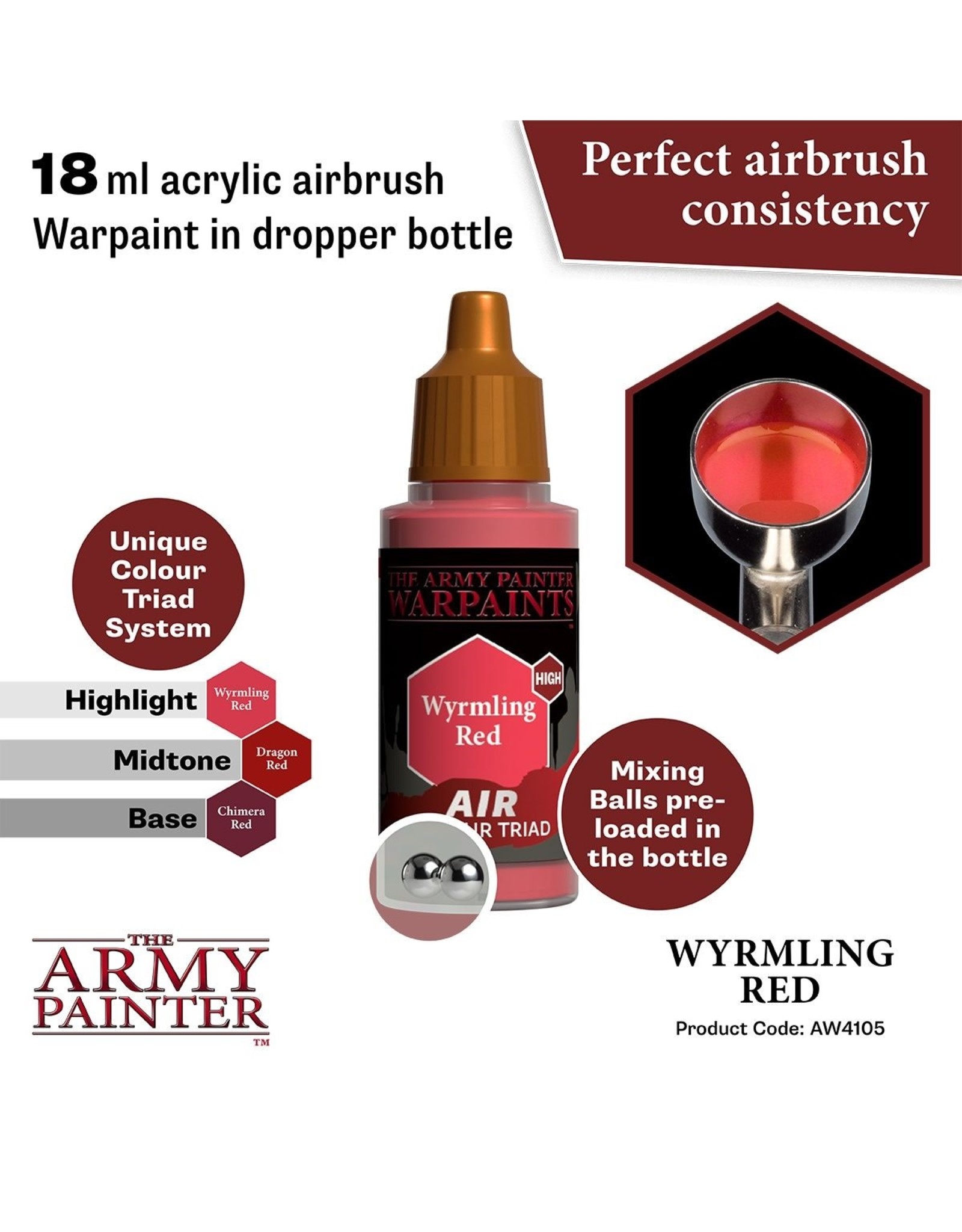 The Army Painter Warpaint Air: Wyrmling Red (18ml)