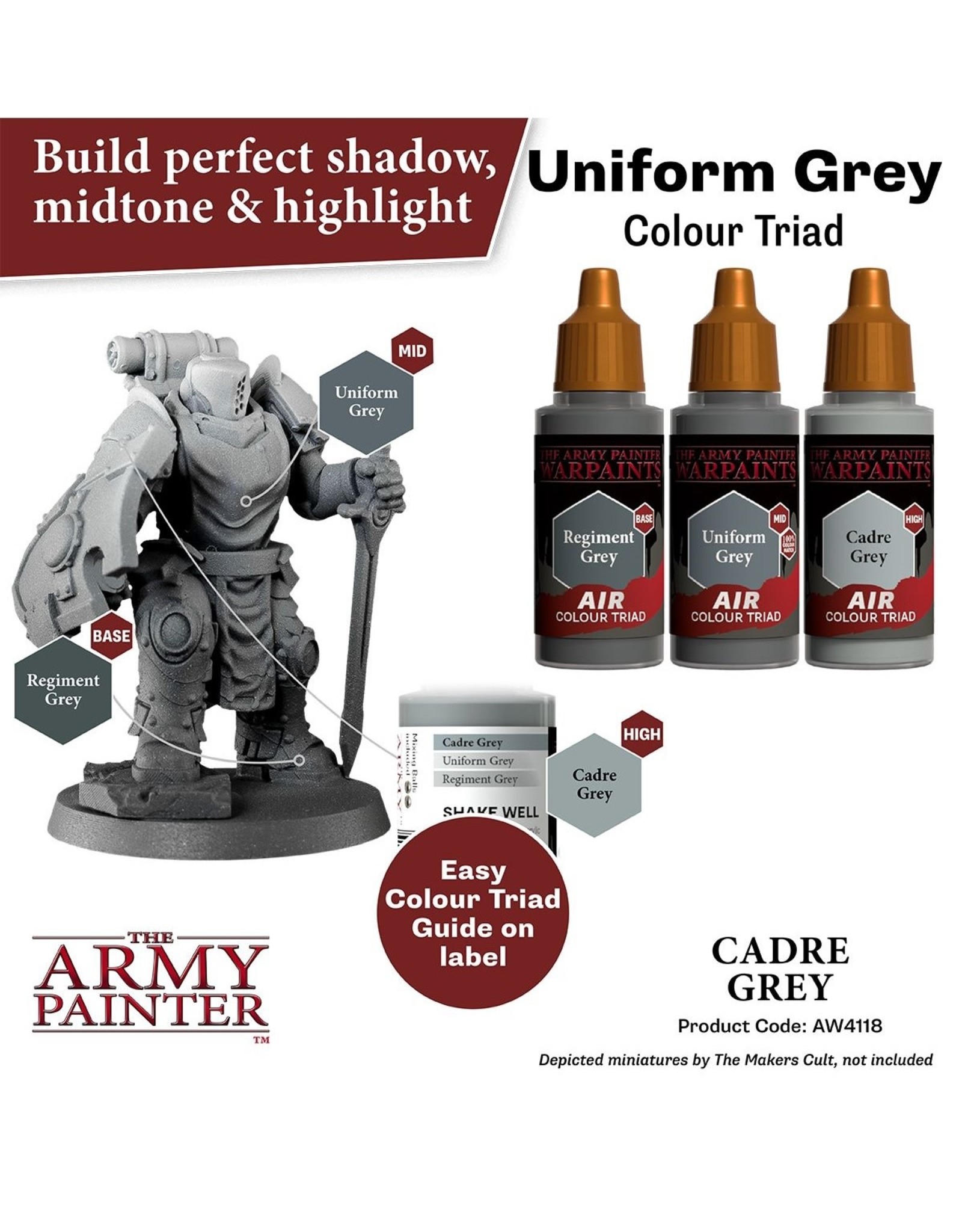The Army Painter Warpaint Air: Cadre Grey (18ml)