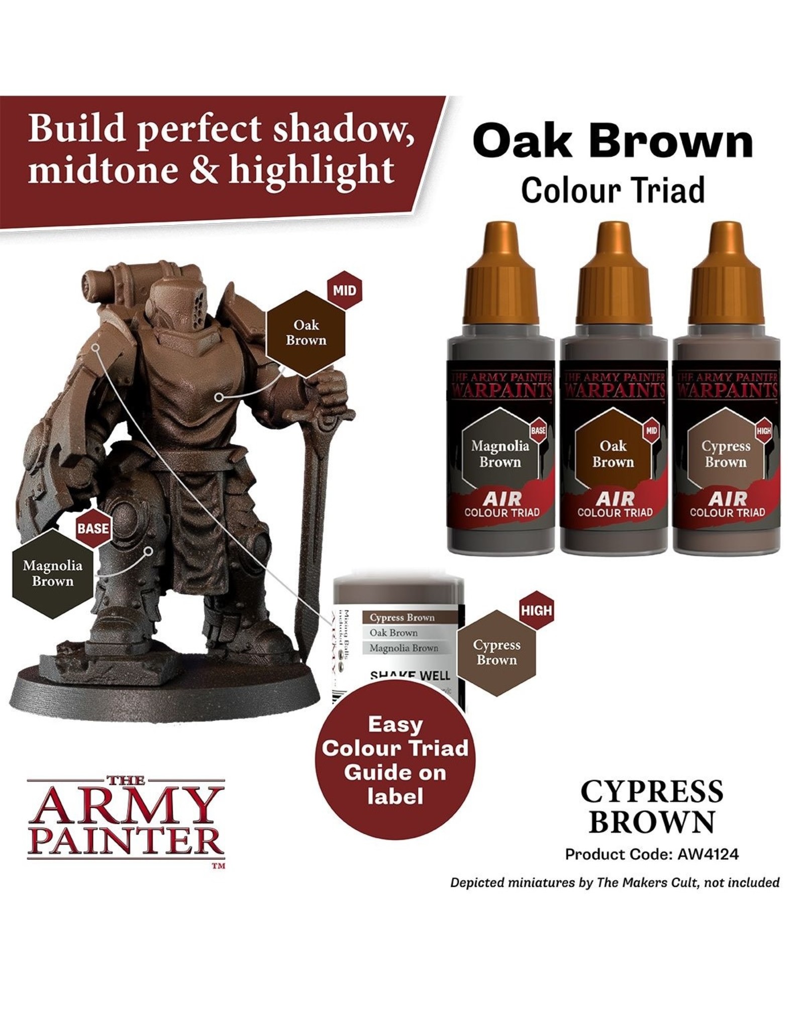 The Army Painter Warpaint Air: Cypress Brown (18ml)