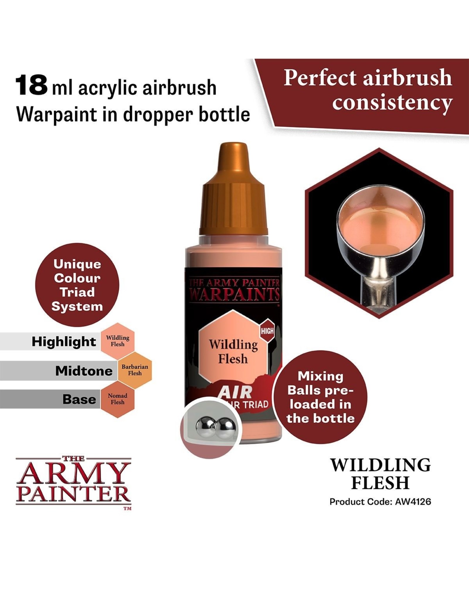 The Army Painter Warpaint Air: Wildling Flesh (18ml)