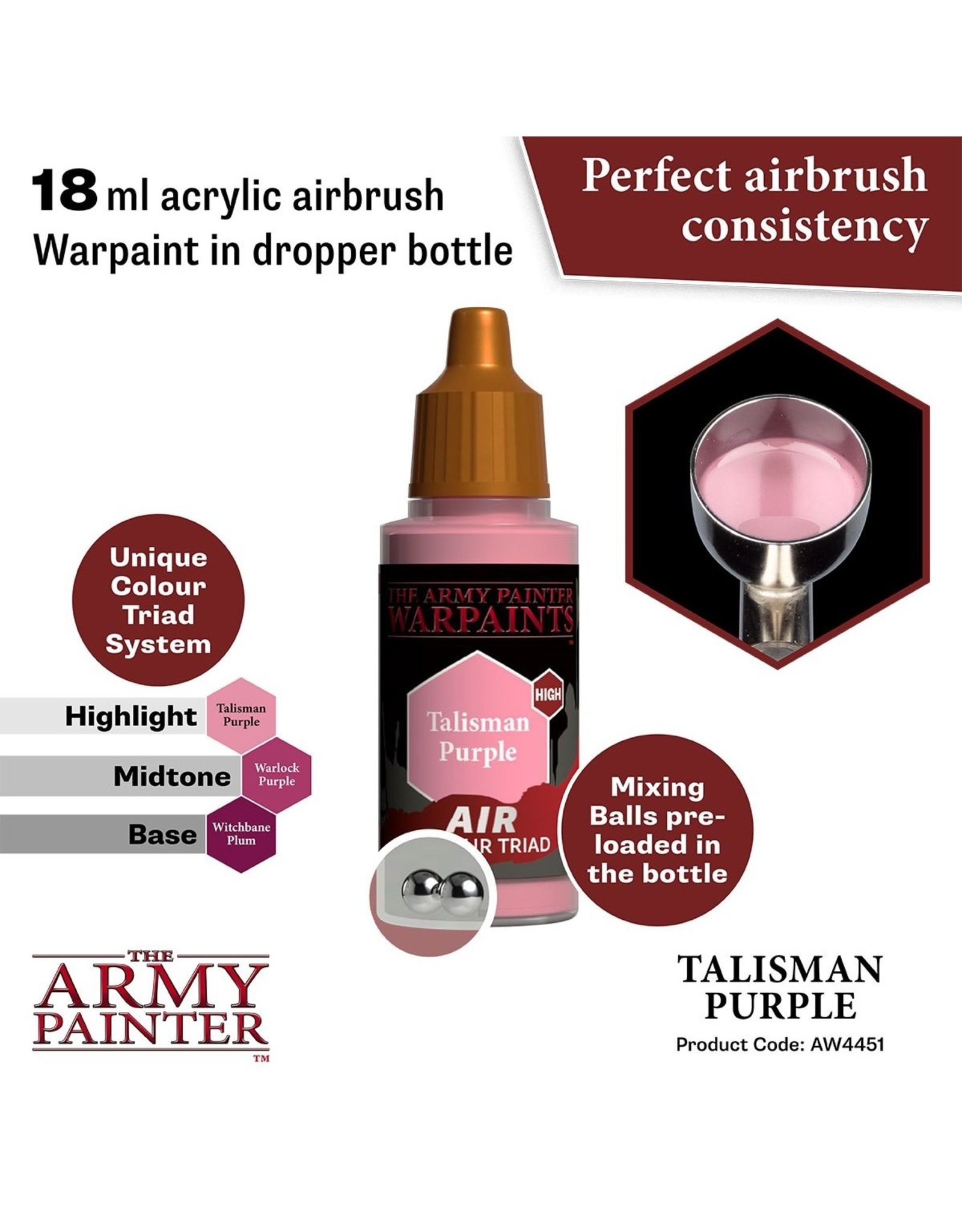 The Army Painter Warpaint Air: Talisman Purple (18ml)