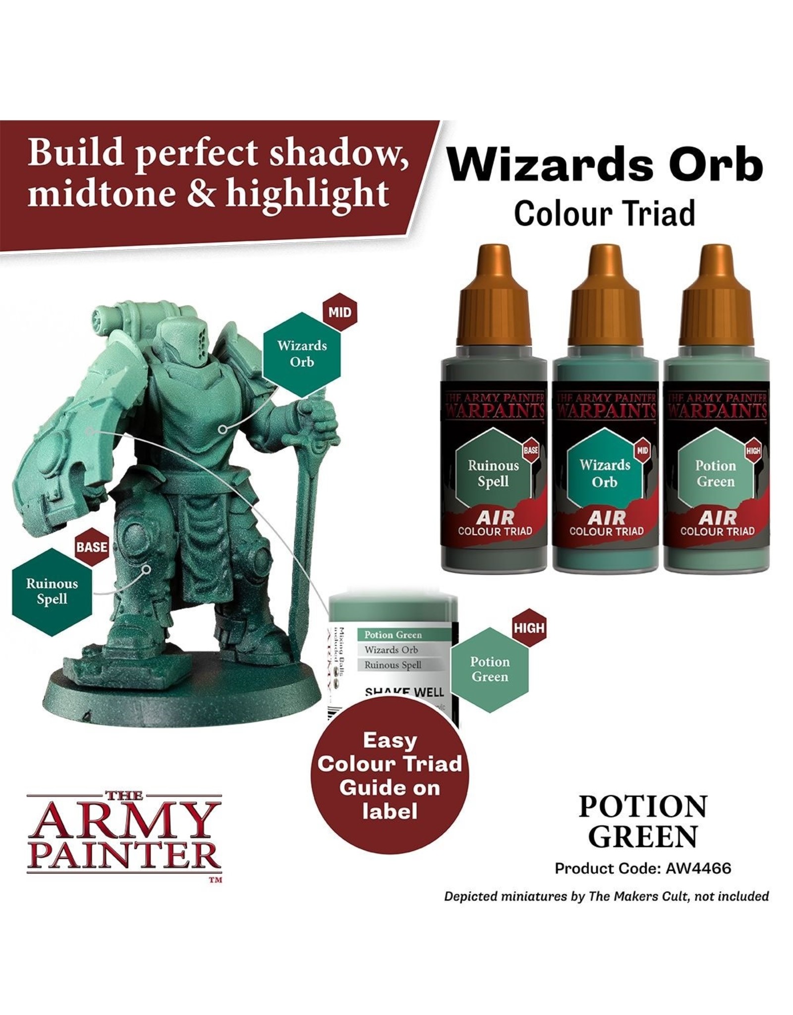 The Army Painter Warpaint Air: Potion Green (18ml)