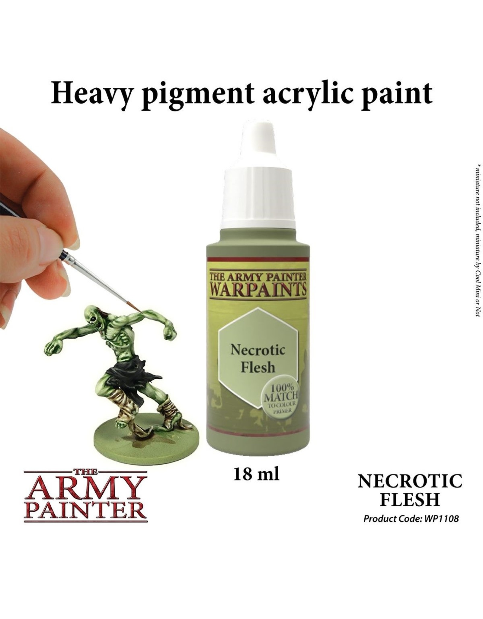 The Army Painter Color Primer Spray Paint, Necrotic Flesh, 400ml- Acrylic  Spray