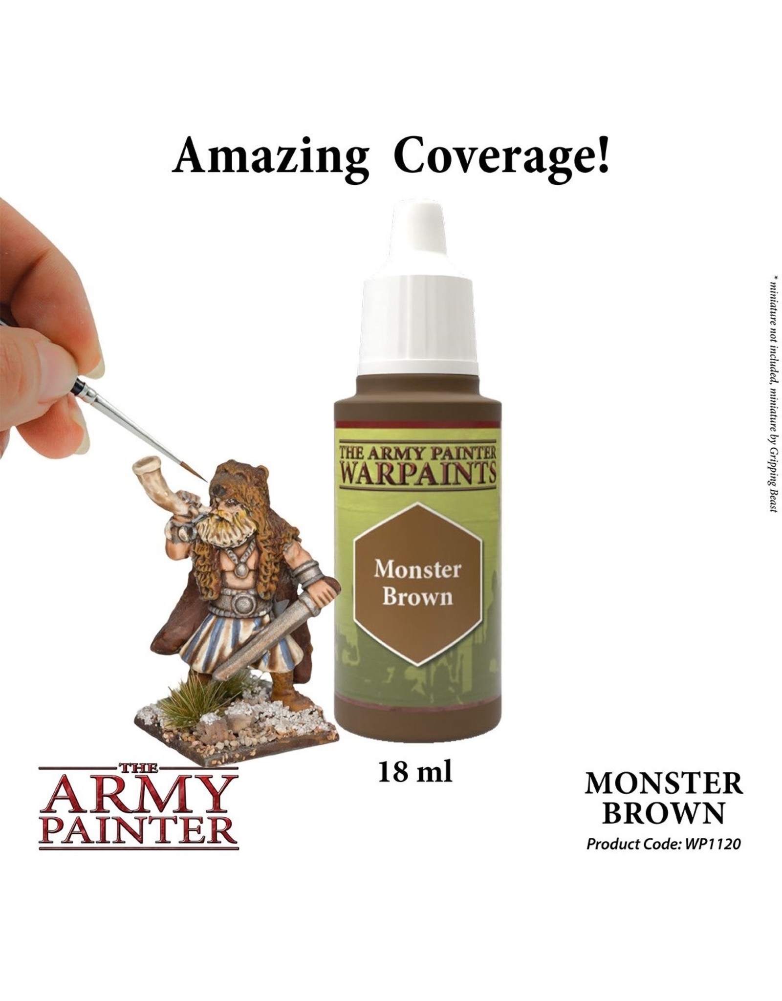 The Army Painter Warpaint: Monster Brown (18ml)
