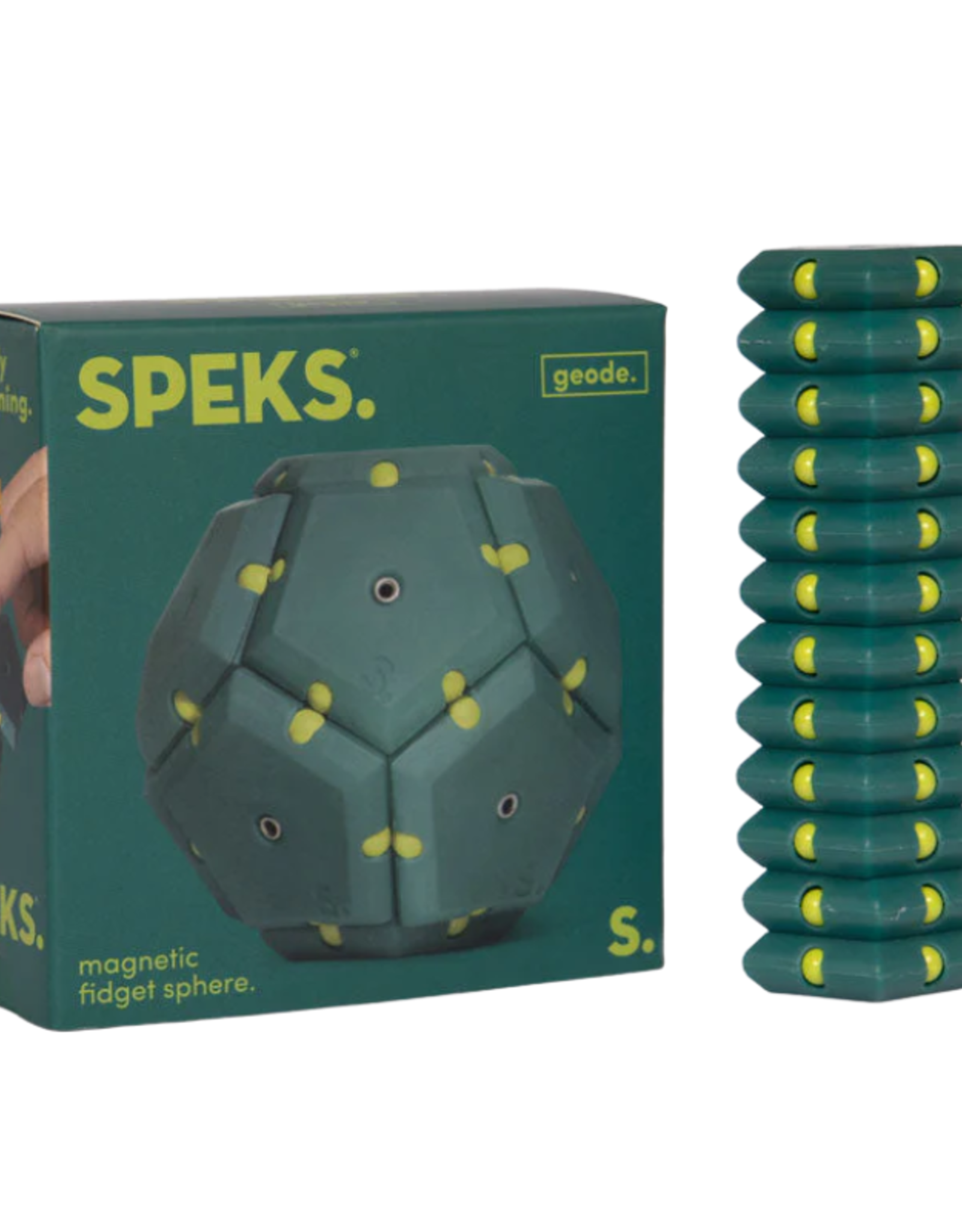 Speks Speks Geode Magnetic Fidget Sphere (Monstera)