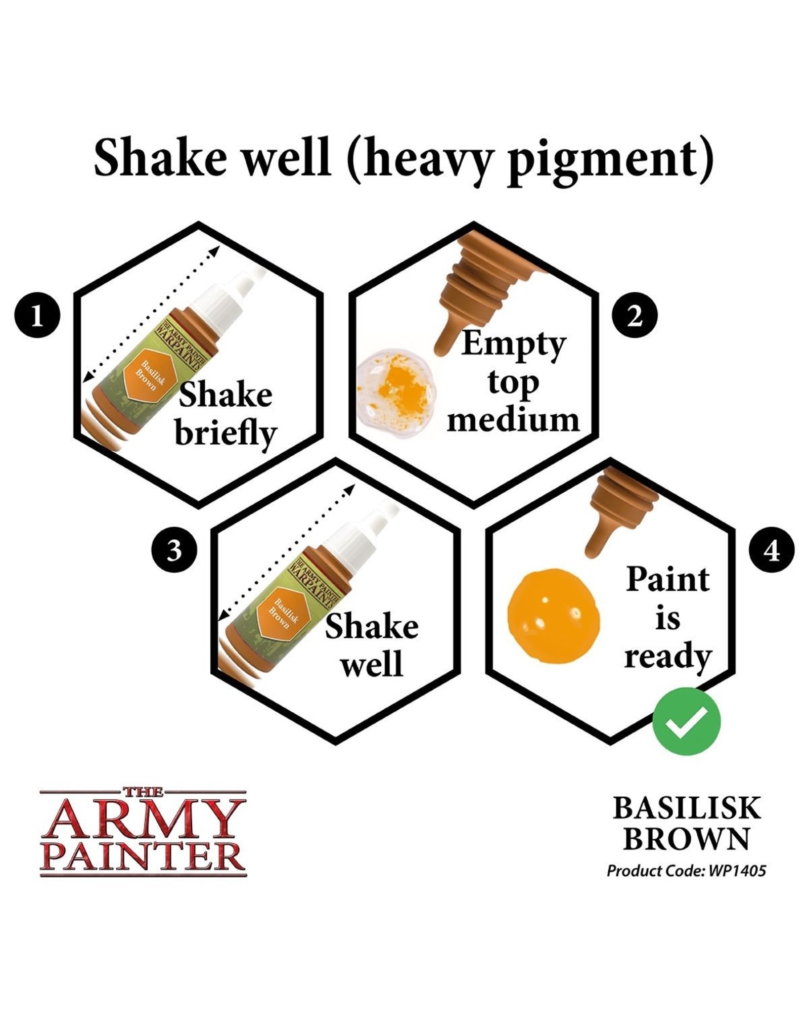 The Army Painter Warpaint: Basilisk Brown (18ml)