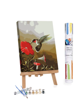 Winnie's Picks Paint by Numbers: Ruby Throated Hummingbird - 20x15