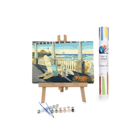 Winnie's Picks Paint by Numbers: Morning Coffee at Beach House - 16x24