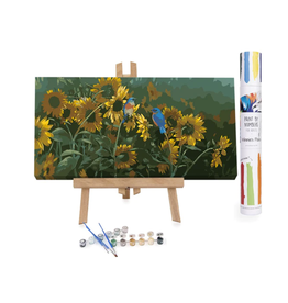 Winnie's Picks Paint by Numbers: Birds and Sunflowers - 16x32