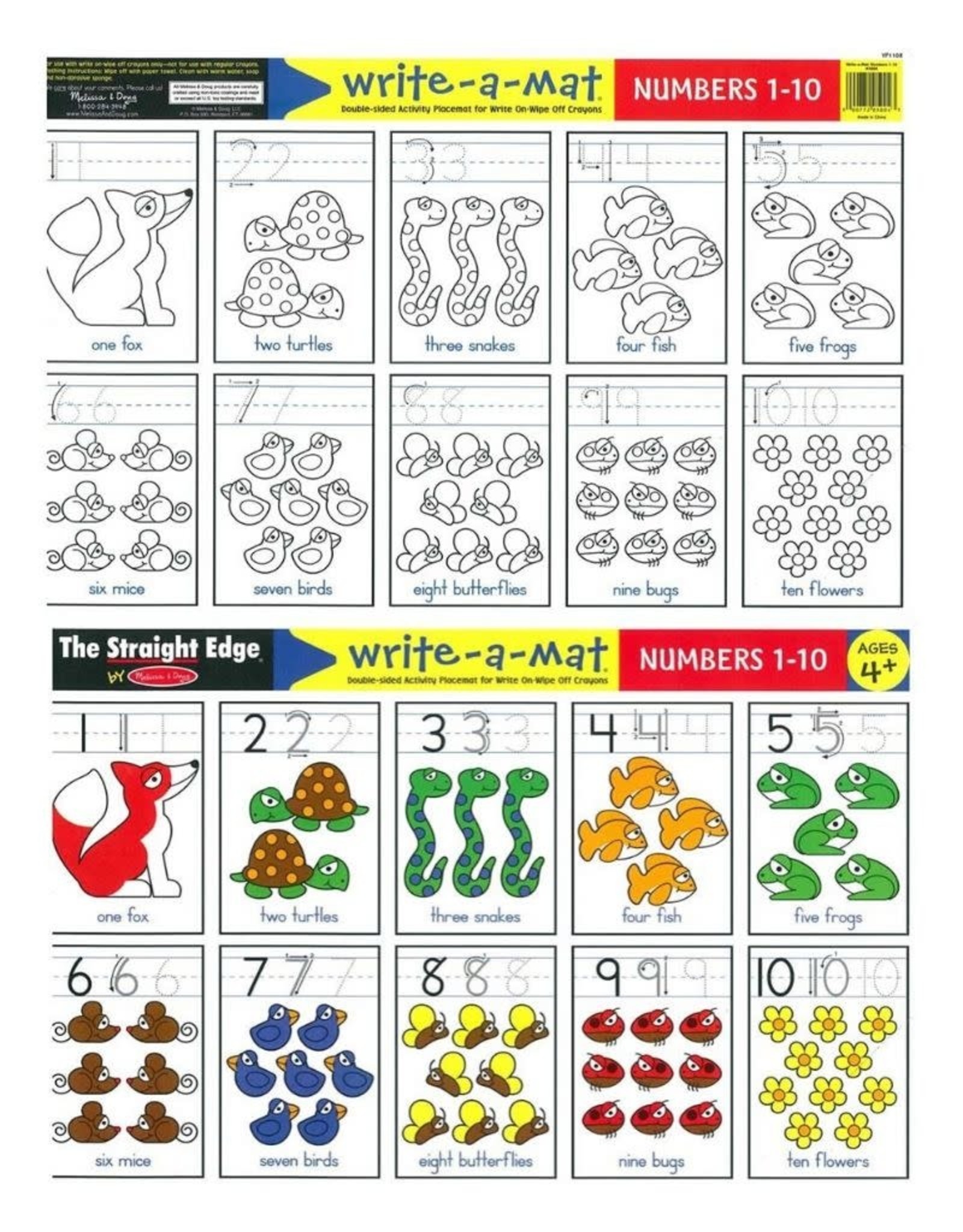Melissa and Doug Learning Mat - Numbers 1-10
