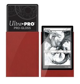 Deck Protector Sleeves: PRO Gloss - Red (100ct)