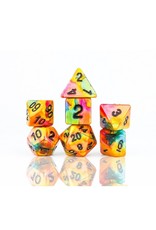 Sirius Dice Polyhedral Dice Set: Rainbow Gold