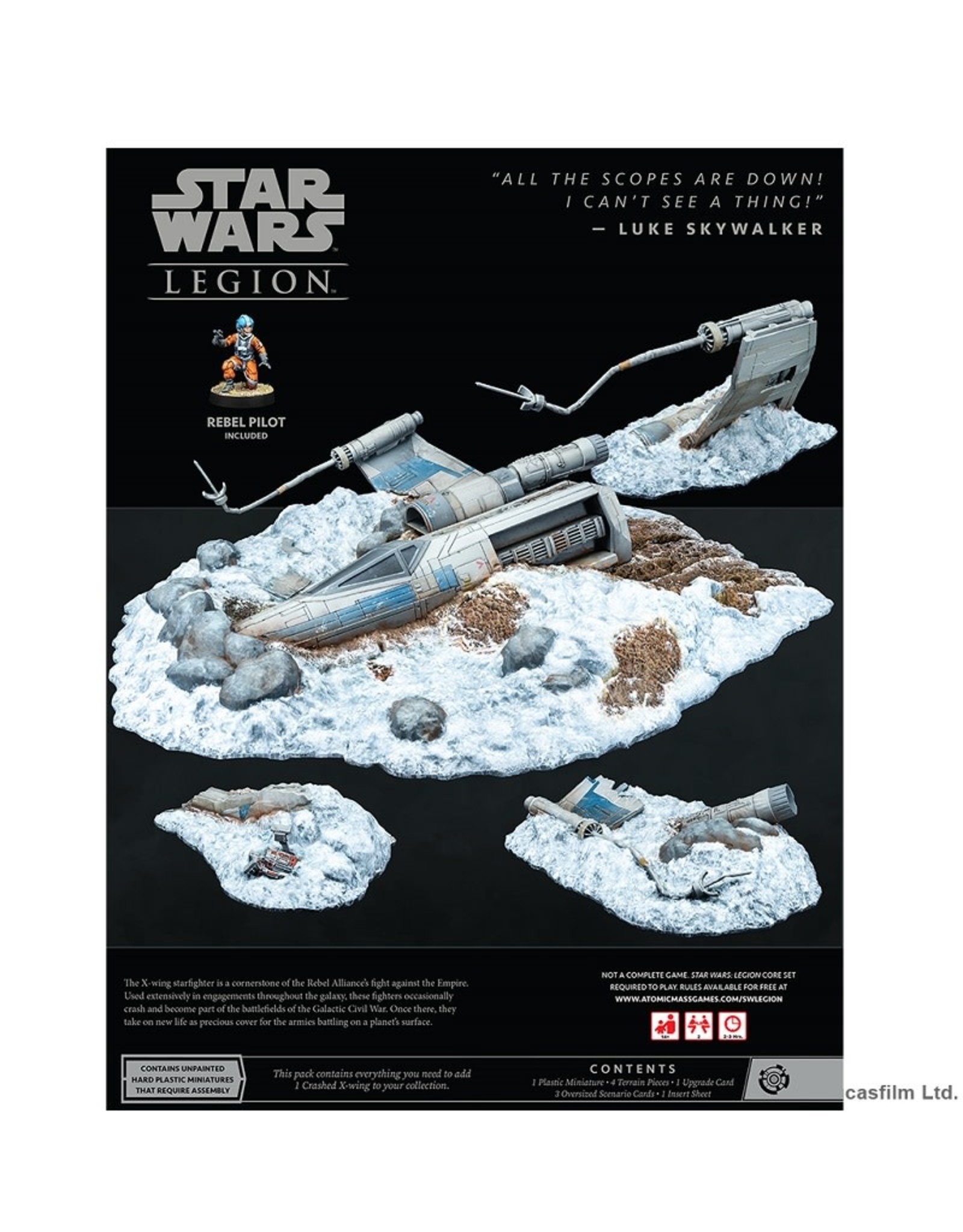 Atomic Mass Games Star Wars Legion: Crashed X-Wing Battlefield Expansion