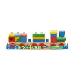 Melissa and Doug Stacking Train Wooden Toy Set