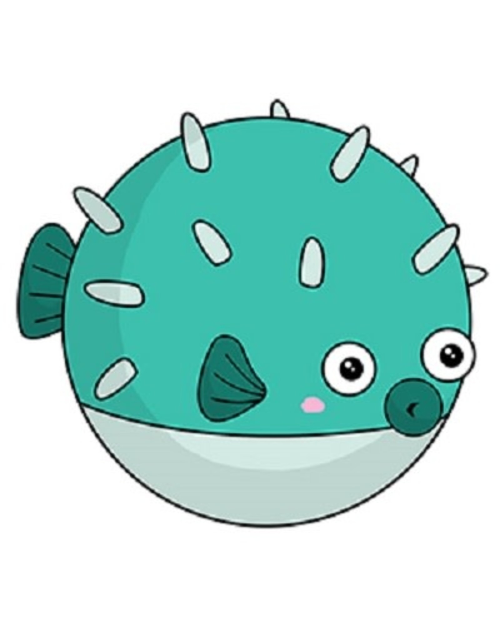 Squishable Mini Squishable: Teal Pufferfish