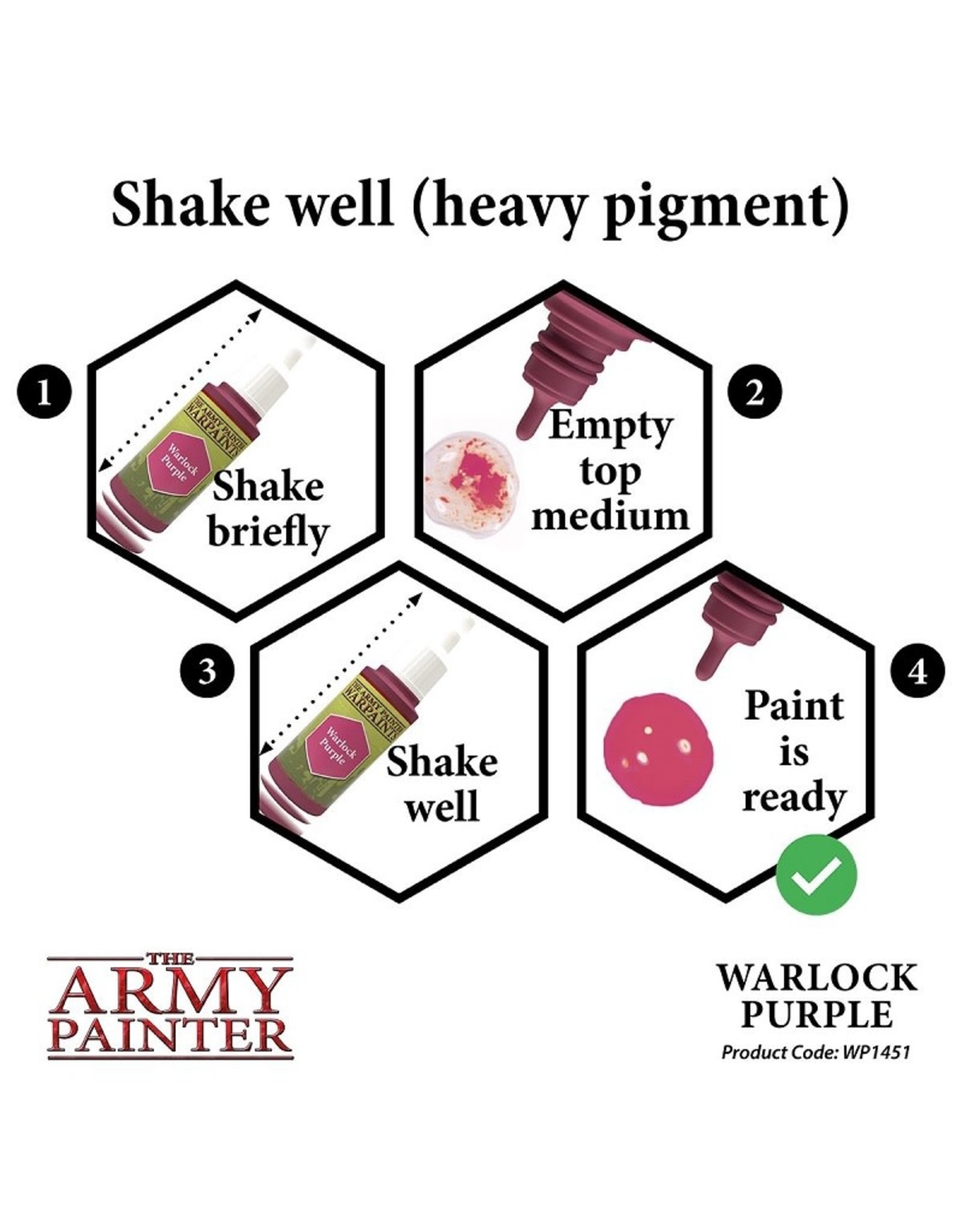 The Army Painter Warpaint: Warlock Purple (18ml)