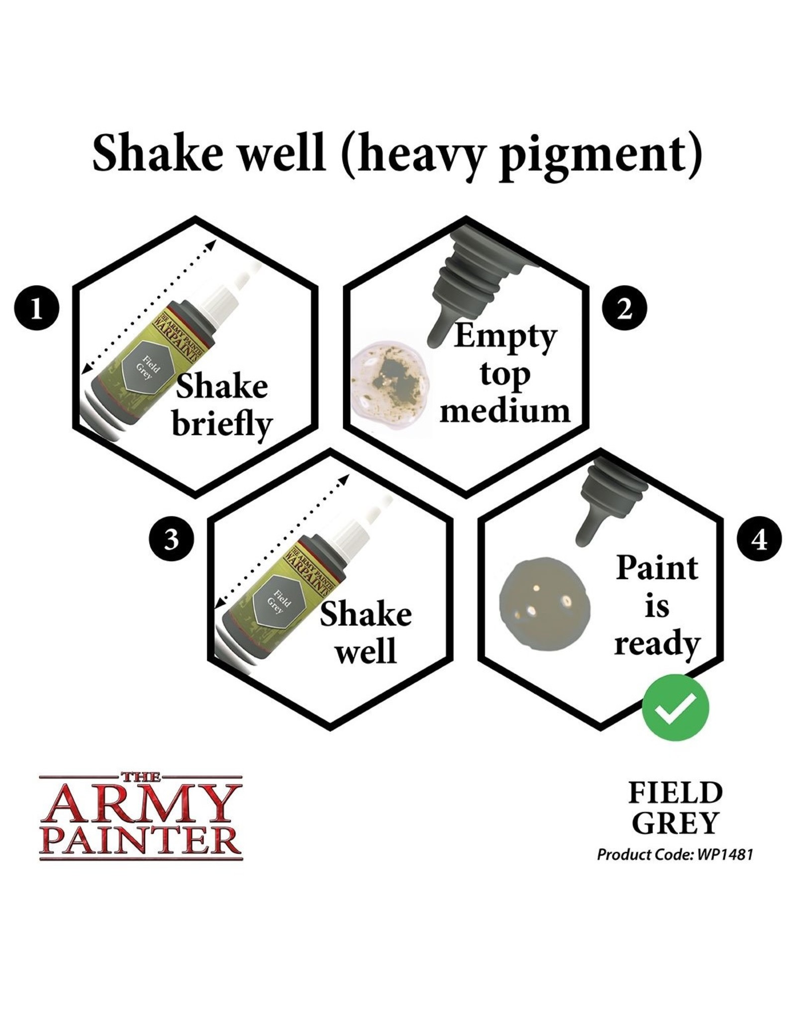 The Army Painter Warpaint: Field Grey (18ml)