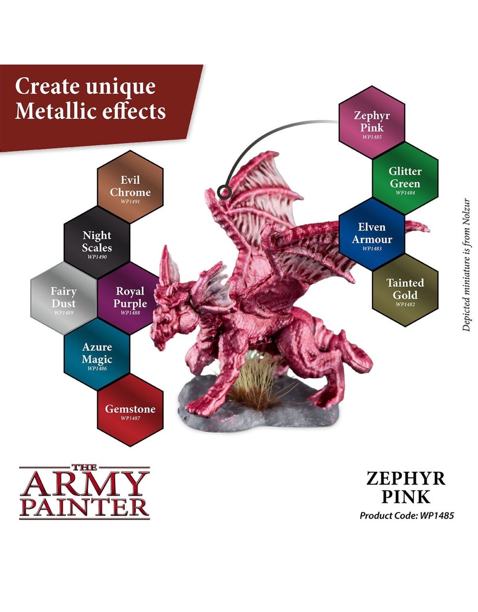 The Army Painter Warpaint: Metallics - Zephyr Pink (18ml)
