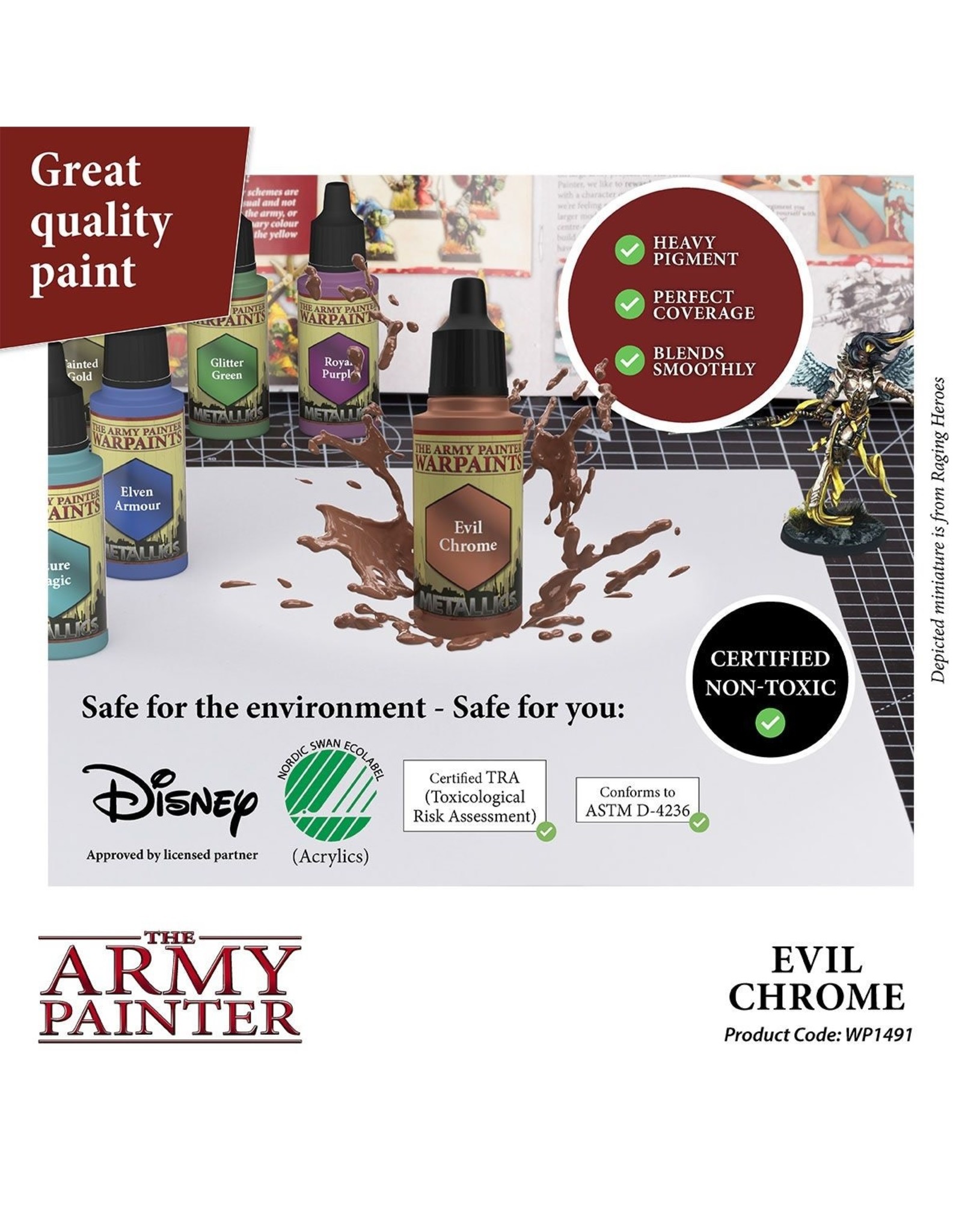 The Army Painter Warpaint: Metallics - Evil Chrome (18ml)