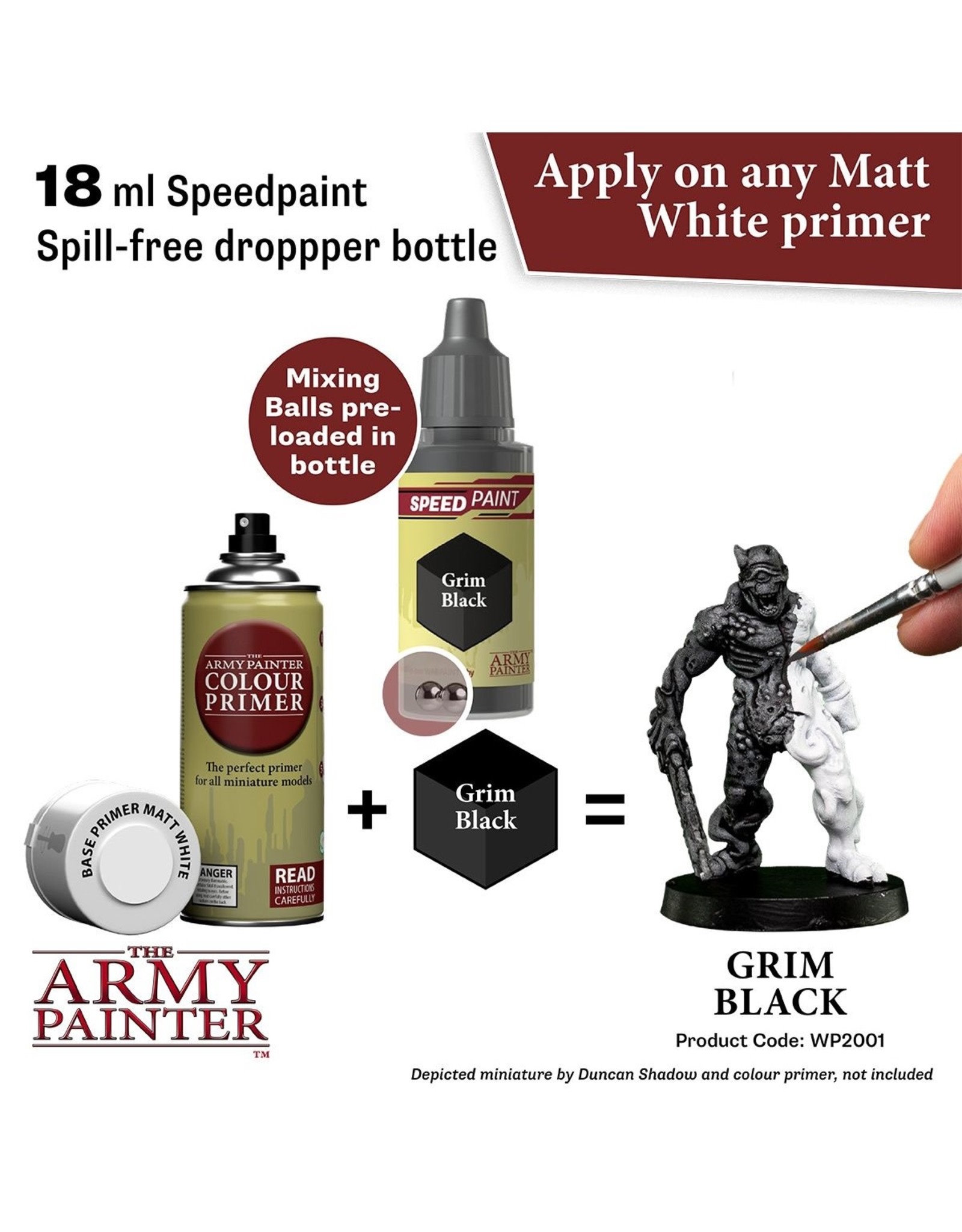 The Army Painter Speedpaint 2.0: Grim Black (18ml)