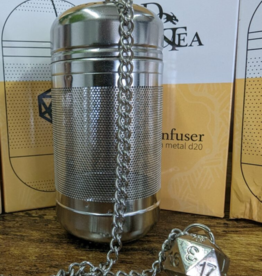 D&Tea Tea Infuser with Metal d20