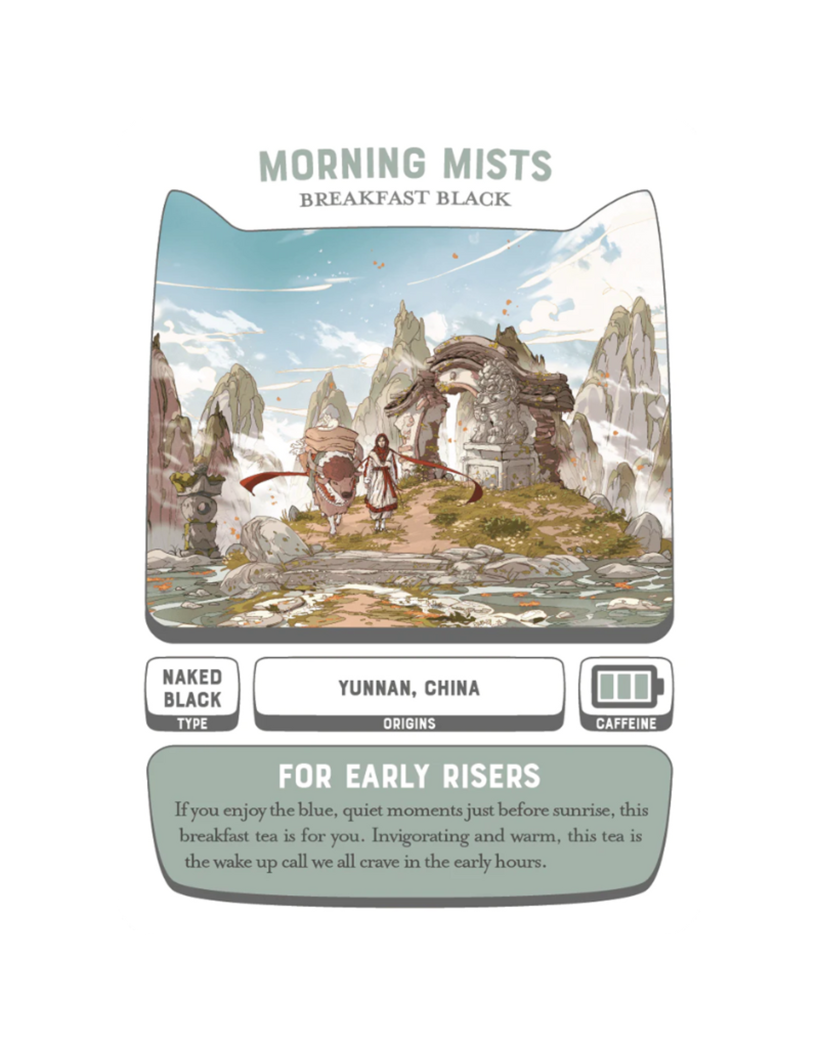 Many Worlds Tavern Loose Leaf Tea: Morning Mists  (6oz/170g)